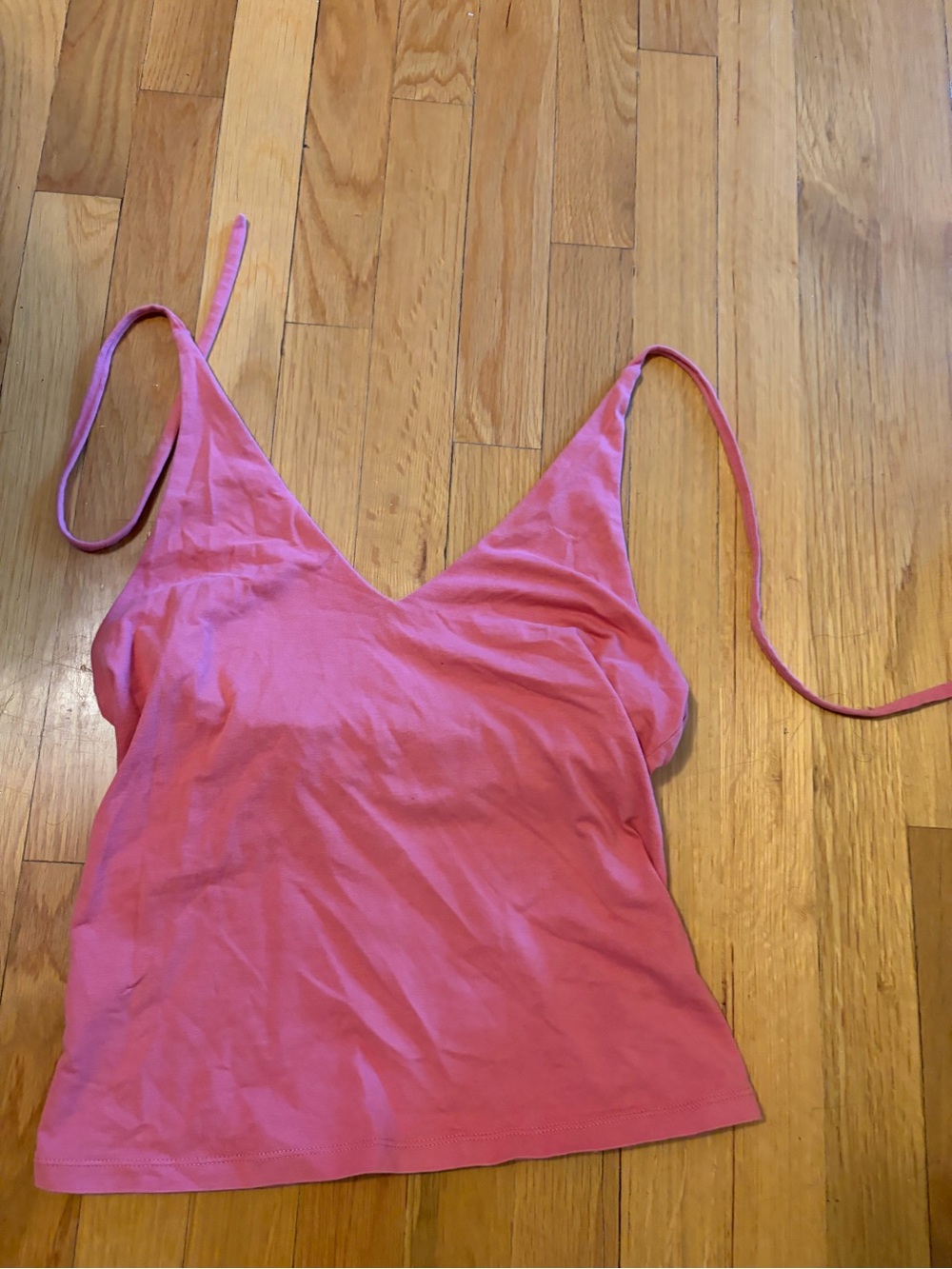 Banana Republic Coral V-Neck halter top